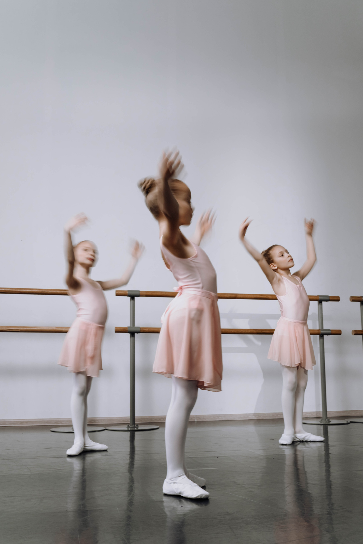 Photograph of Children Practicing Ballet