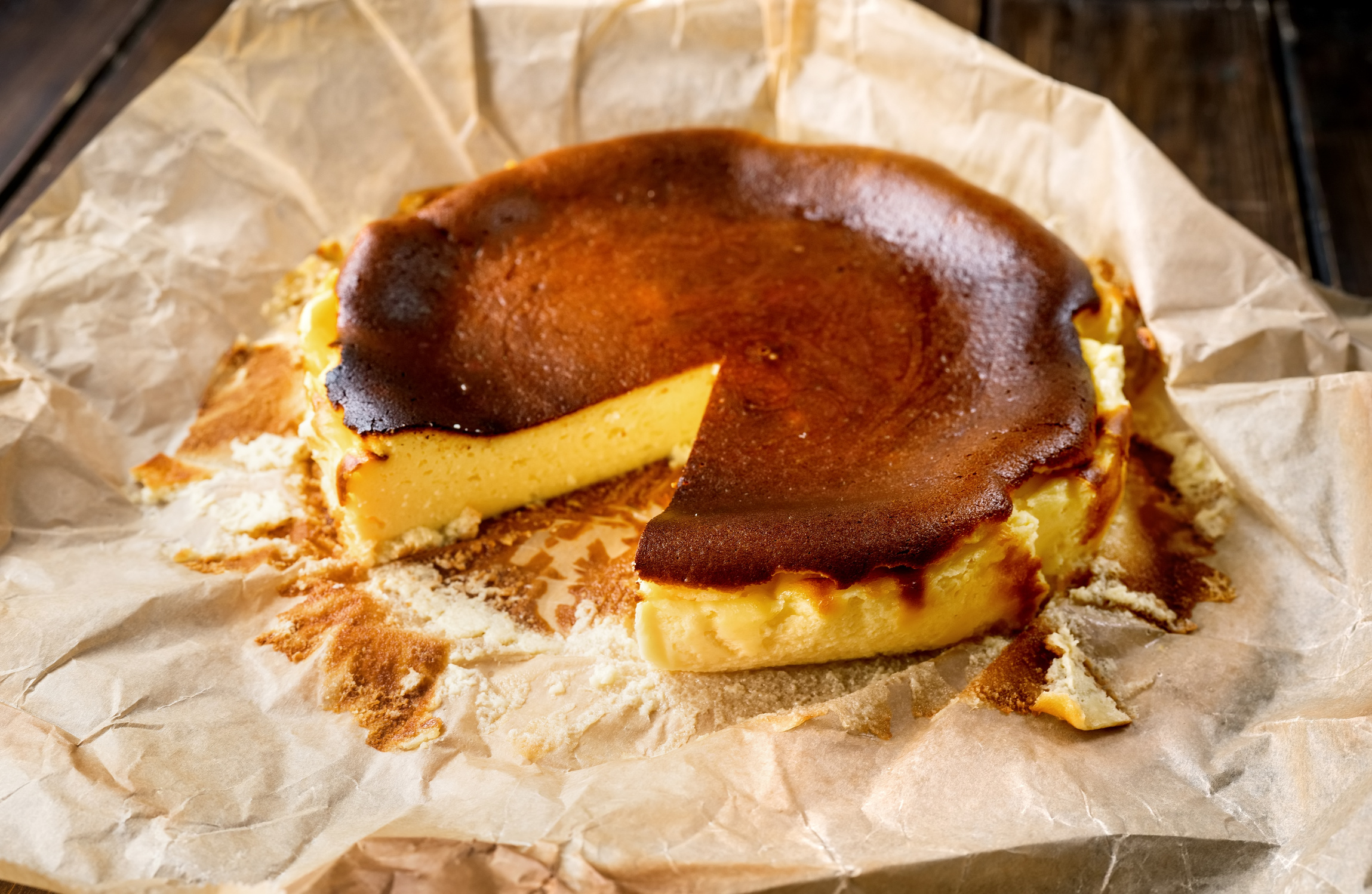 Delicious Basque Burnt Cheesecake 